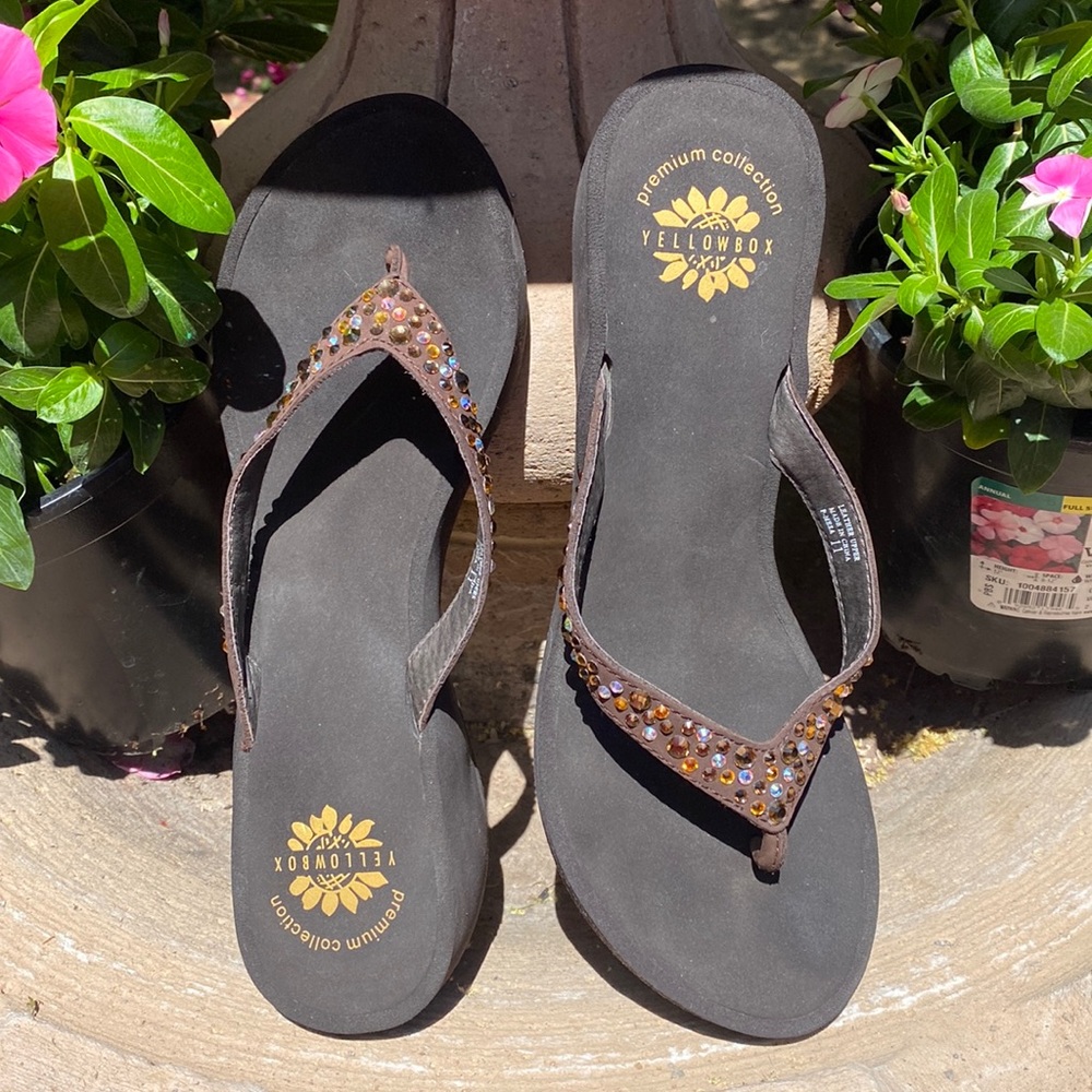 Yellow Box Sandals